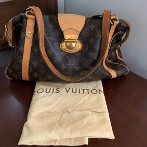 Louis Vuitton satchel with dust bag